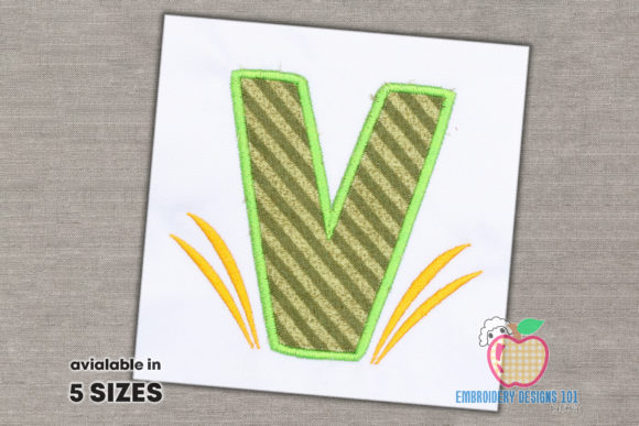 Review: Letter A with Grass Applique for Business