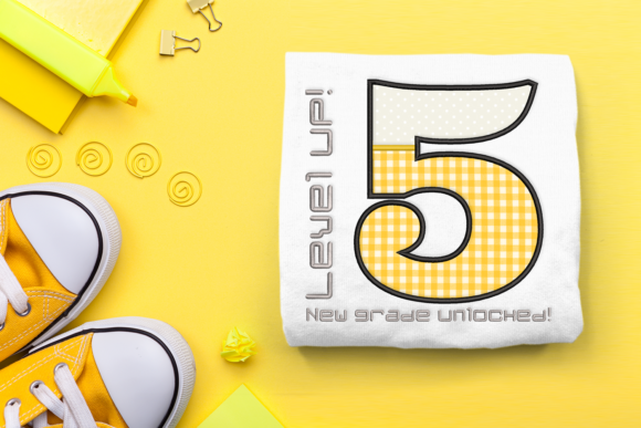 Review: Level Up 5th Grade Applique for Boutique Sweatshirts