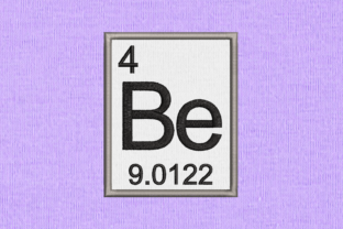 Review: Periodic Element 4 Be Beryllium Applique