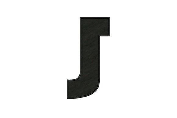 Reviewing Letter J for Back To School Embroidery Sales