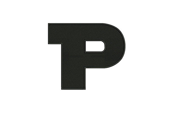 Reviewing Letter P: A Blackwork Design for Personalized Gifts